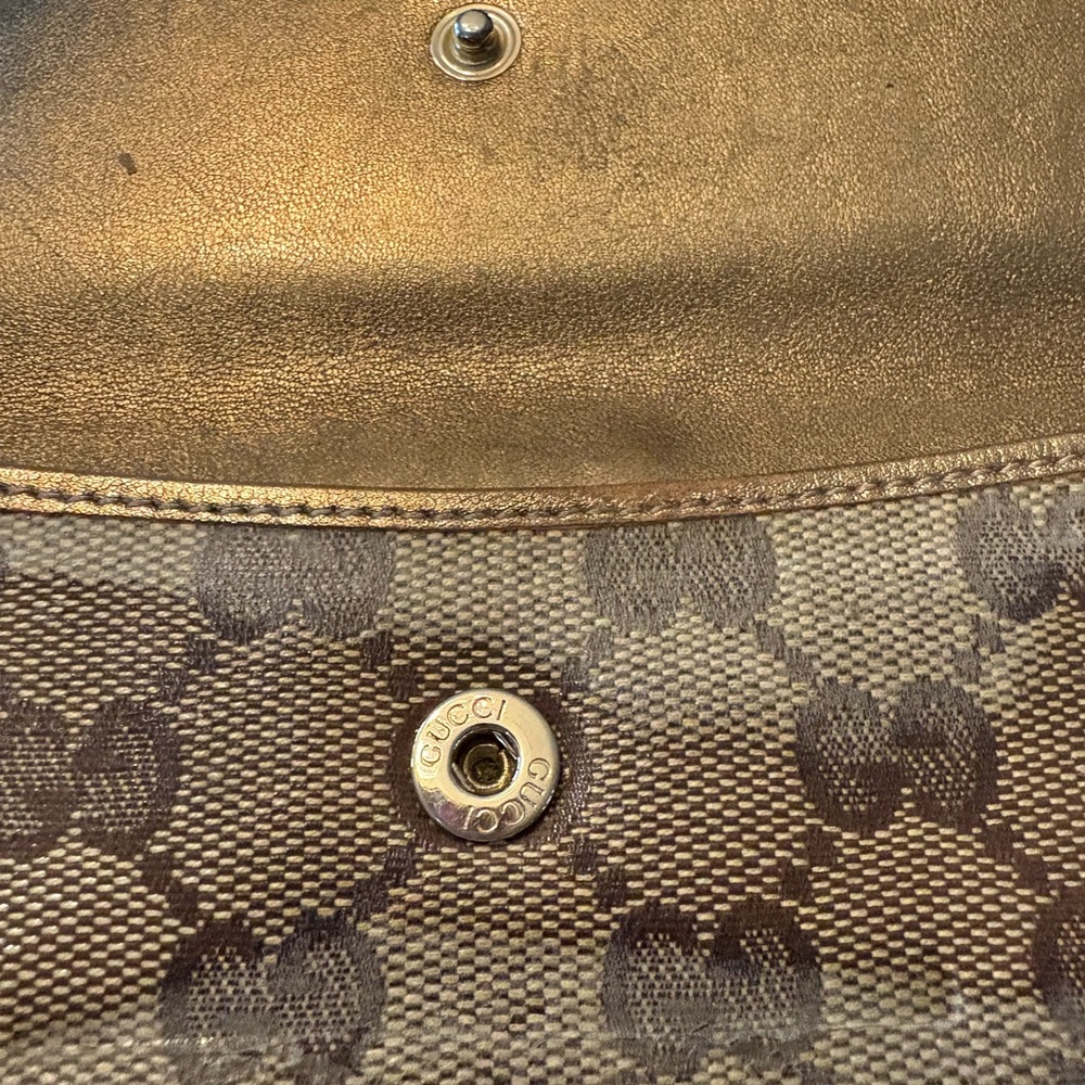 Gucci GG long Brown Monogram Canvas Wallet - Picture 12 of 15